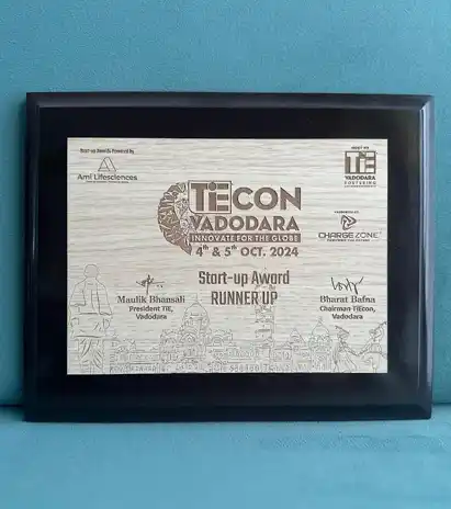 TiEcon Vadodara 2024 – Start-up Award (Runner-Up)